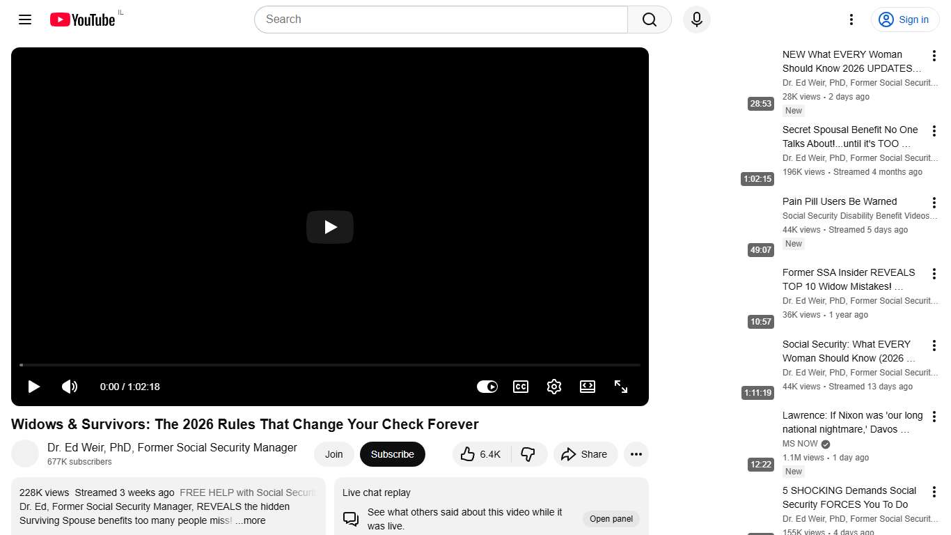 Widows & Survivors: The 2026 Rules That Change Your Check Forever - YouTube