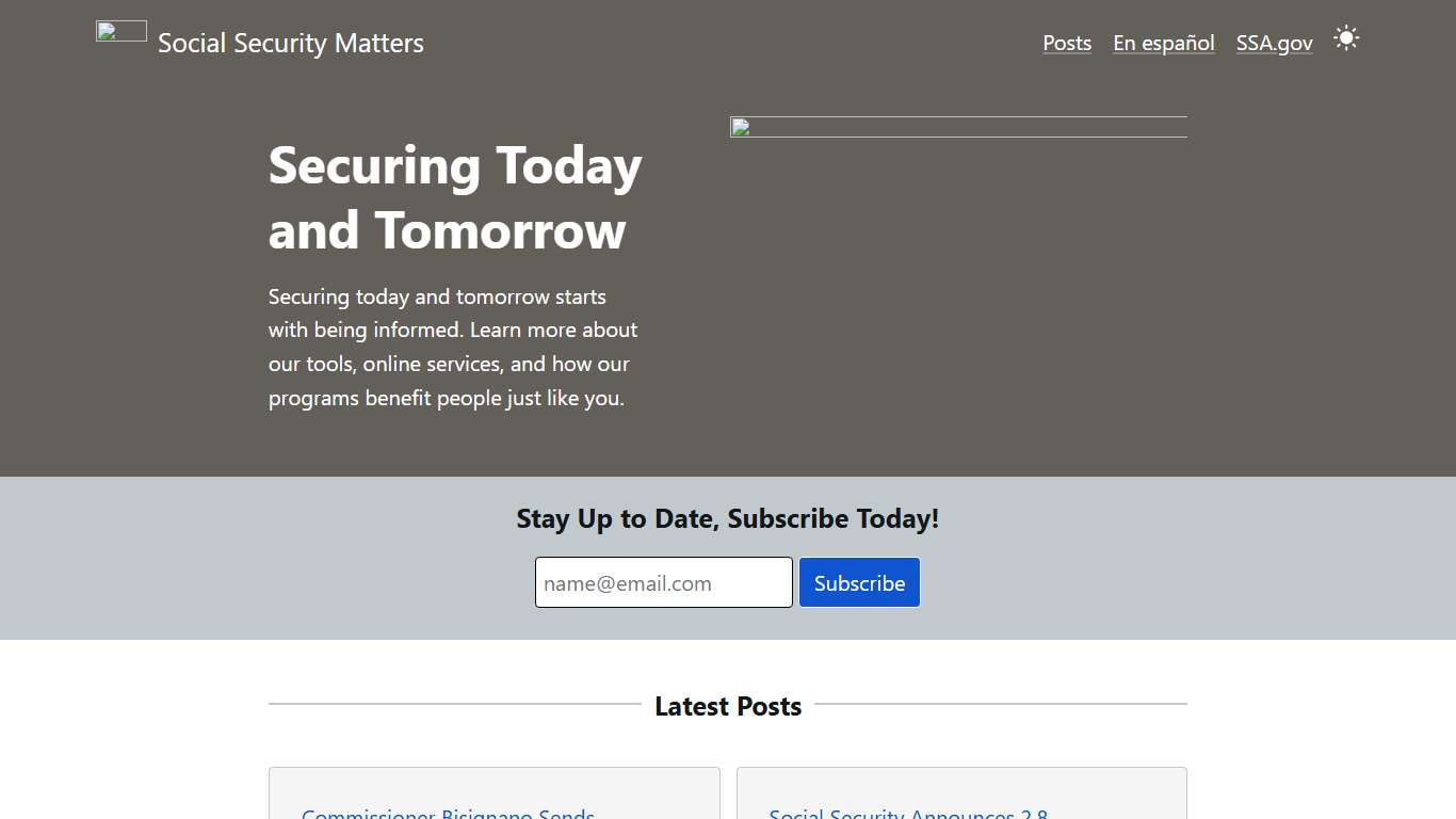 Social Security Matters SSA